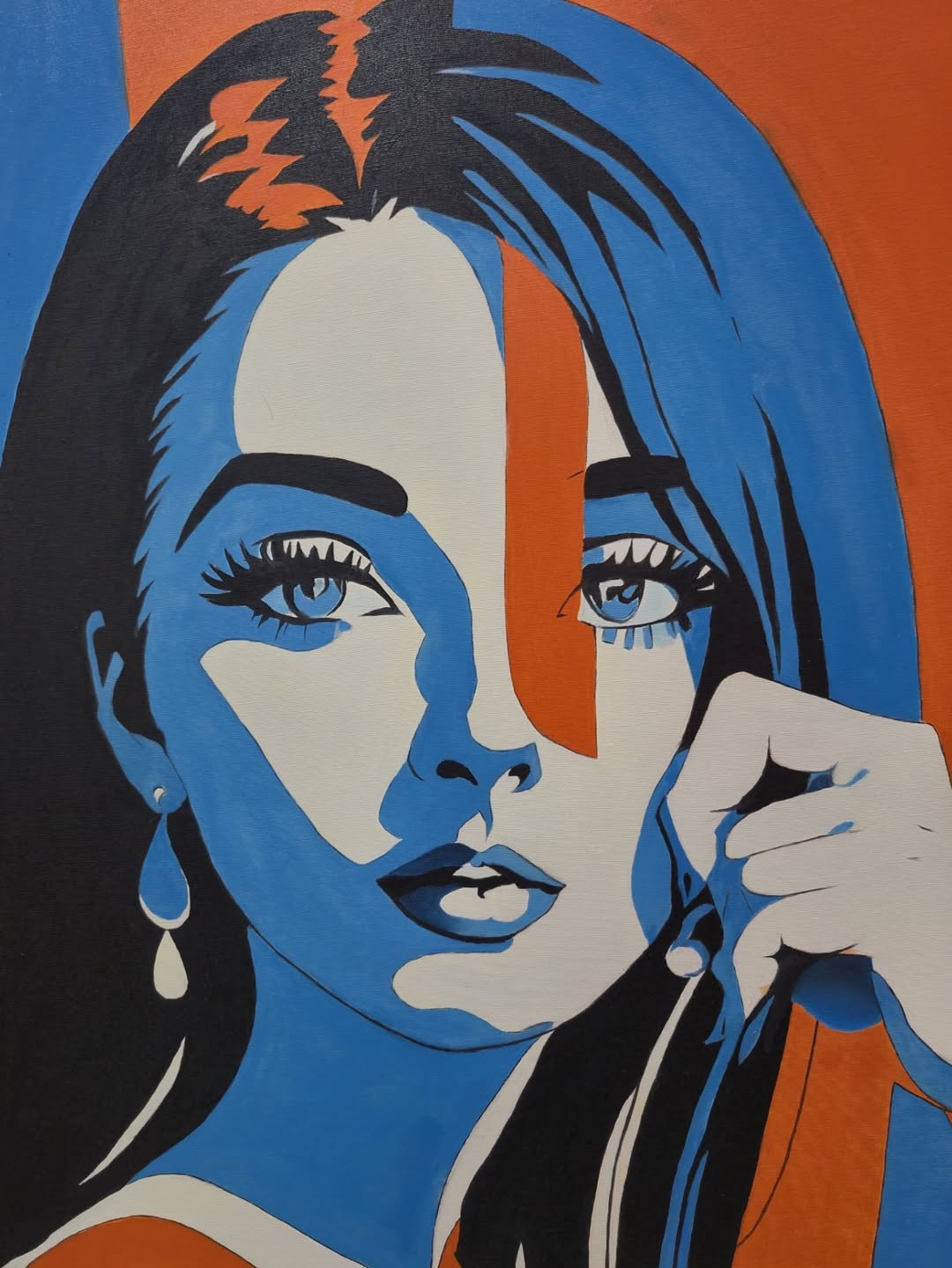 تابلو رنگ روغن در ابعاد ۸۰ در ۵۰