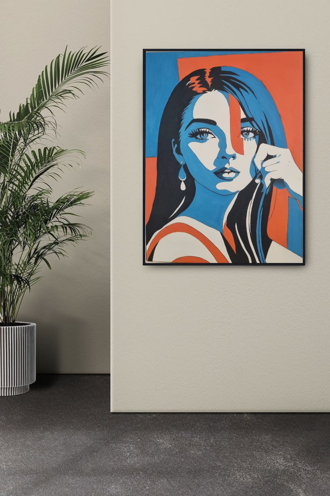 تابلو رنگ روغن در ابعاد ۸۰ در ۵۰