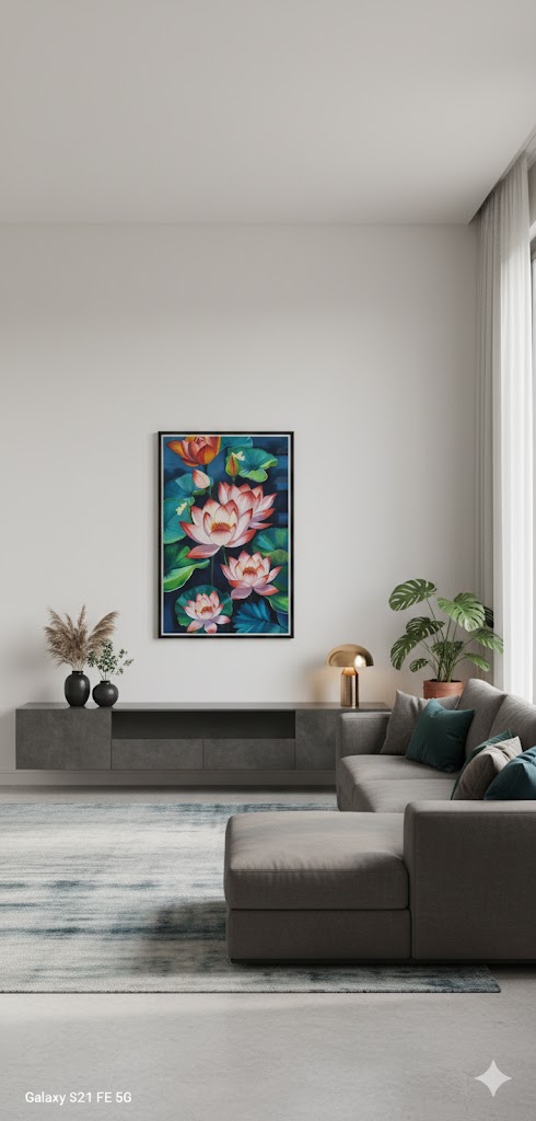 تابلو نیلوفرآبی