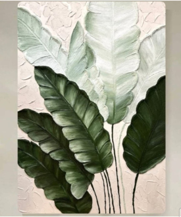 تابلو برگ موز